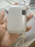 MountPower【3C認證】 可上飛機迷你充電寶20000毫安小巧便攜超級快充自帶線(xiàn)移動(dòng)電源適用蘋(píng)果華為小米手機 優(yōu)雅白I旗艦版：優(yōu)質(zhì)電芯 【99%用戶(hù)購買(mǎi)】3C認證丨可上飛機高鐵 曬單實(shí)拍圖