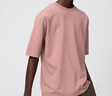 優(yōu)衣庫合作款男女裝涼感大師T AIRism寬松圓領(lǐng)T恤5分袖短袖482295 11 粉紅色 L 曬單實(shí)拍圖