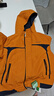 左西童裝男童沖鋒外套2026新款兒童春季男孩大童戶(hù)外防水 橘色 140 曬單實(shí)拍圖