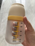 小雅象防脹氣玻璃奶瓶新生兒3-6個(gè)月嬰兒奶瓶 240ml M號奶嘴（標準款） 曬單實(shí)拍圖