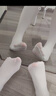 浪莎白色絲襪女春秋中厚天鵝絨防勾絲連褲襪日系成人舞蹈學(xué)生打底褲襪 曬單實(shí)拍圖