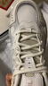 斐樂(lè )（FILA）官方楊冪同款女鞋蕨草鞋2代老爹鞋透氣休閑鞋運動(dòng)鞋 白中白/亮灰-AB 37.5 曬單實(shí)拍圖