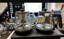 FUNORK全自動(dòng)上水電熱水壺煮茶燒水一體機茶臺泡茶燒水壺茶幾茶桌嵌入式抽水電茶壺茶具套裝 1L 鈦灰色-雙壺上水煮茶款（37*20cm） 曬單實(shí)拍圖