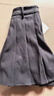 香影學(xué)院風(fēng)灰色百褶jk短裙女2026春季新款垂感顯瘦高腰a字半身裙 深灰 S 155/60A/85-95斤 曬單實(shí)拍圖