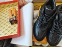 U7男鞋2026春季真皮厚底增高運動(dòng)鞋男士頭層牛皮時(shí)尚透氣休閑皮鞋男 2025033黑色單鞋 42 (260mm) 【標準皮鞋碼】 曬單實(shí)拍圖