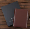 白校長(cháng)A5真皮活頁(yè)高端筆記本本子商務(wù)禮盒可拆卸皮質(zhì)記事本辦公會(huì )議記錄本伴手禮品送人定制logo-棕色 曬單實(shí)拍圖