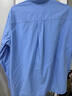 優(yōu)衣庫女裝全棉襯衫/長(cháng)袖襯衣休閑通勤外套26春夏新款482828 63 天藍色 L 曬單實(shí)拍圖