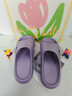 QYCKABY手術(shù)室醫護防滑涼拖鞋女孕婦26夏季足弓支撐不累腳防臭男涼拖情侶 紫色【EVA防滑】 38 -39【適合39-40穿內長(cháng)約250MM】 曬單實(shí)拍圖