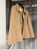 菲妮迪（FINITY）羊絨大衣2025冬季新款簡(jiǎn)約翻領(lǐng)顯瘦雙面呢復古外套女 淺駝色 M 曬單實(shí)拍圖
