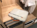 HOMEWAVE手提包適用蘋(píng)果電腦包Pro14英寸MacBookair15華為Matebook14s內膽 淺灰色 13/13.6英寸(內徑31*22cm) 曬單實(shí)拍圖