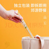 美麗雅一次性筷子獨立包裝80雙 竹筷方便筷家用快餐方便外賣(mài)餐具 曬單實(shí)拍圖