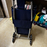 希維思（SIVASS）可折疊買(mǎi)菜小拉車(chē)收納袋老人爬樓梯手推車(chē)拖車(chē)拉桿車(chē)便攜購物車(chē) 【水晶鋼軸爬樓輪】-藍色升級款 曬單實(shí)拍圖