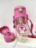 迪士尼（Disney）夏季兒童吸管杯幼兒園小學(xué)生上學(xué)專(zhuān)用大容量男女還直飲壺ppsu水杯 草莓熊雙蓋 500ml （送清潔工具） 曬單實(shí)拍圖