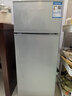新飛冰箱小型租房用 一級能效冷 藏冷凍兩用1-2人家用小冰箱 出租房雙門(mén)電冰箱辦公室兩門(mén) 26年升級 86A138一級能效【高性?xún)r(jià)比】銀 曬單實(shí)拍圖