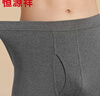 恒源祥秋褲男士【純棉抑菌】時(shí)尚兩件裝保暖褲秋冬男式棉毛打底褲 曬單實(shí)拍圖
