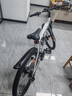 雷克斯LAUX哪吒200plus山地車(chē)成人學(xué)生代步通勤鋁合金24速純油碟 超啞魅銀（標準版） 24速 26英寸 曬單實(shí)拍圖