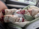 Prigel舒安pro新生嬰幼兒寶寶兒童安全座椅可坐可躺車(chē)載汽車(chē)用0-6-12歲 舒安pro 奶油青提(不窩脖設計+單手旋轉+175°大躺角) 曬單實(shí)拍圖