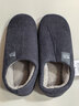 回力全包棉鞋男女士室內外穿冬季防滑棉拖鞋HLX0233灰色44-45碼 曬單實(shí)拍圖