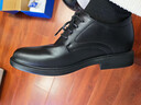 回力(Warrior)男士男鞋休閑鞋子男款春季透氣英倫正裝皮鞋2413 黑色40 曬單實(shí)拍圖