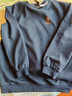 雷諾哲衛衣男圓領(lǐng)加絨秋冬新款休閑寬松長(cháng)袖t恤打底衫潮 A222-寶藍【常規款】 2XL 建議145-160斤 曬單實(shí)拍圖