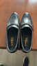 金利來(lái)（Goldlion）男鞋皮鞋樂(lè )福鞋時(shí)尚個(gè)性舒適套腳商務(wù)休閑鞋58013089501A黑色41 曬單實(shí)拍圖