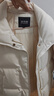 波司登（BOSIDENG）90鵝絨羽絨服商場(chǎng)熱賣(mài)同款女短款翻領(lǐng)保暖外套 【店長(cháng)推薦】凝脂白提花|9EF7 S 160/84A 體重約100-110斤 曬單實(shí)拍圖