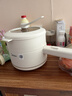 美的（Midea）電煮鍋 小電鍋 電蒸鍋 宿舍小鍋多功能鍋輔食鍋 1.6L學(xué)生寢室一體泡面小火鍋電煮鍋XZE2017 配蒸籠 曬單實(shí)拍圖