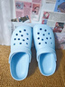 潔麗雅護士洞洞鞋女夏季2026新款涼鞋外穿防滑手術(shù)室醫護包頭涼拖鞋男夏 天空藍 38-39 【標準碼】 曬單實(shí)拍圖