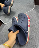 卡駱馳（CROCS）貝雅卡駱班洞洞鞋|205089 深藍-4CC 41/42(260mm) 曬單實(shí)拍圖