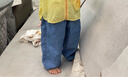 巴拉巴拉童裝兒童褲子男童長(cháng)褲女童夏裝薄款2025牛仔褲防曬潮209225108204 曬單實(shí)拍圖