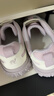 駱駝（CAMEL）山系丑萌鞋女內增高輕戶(hù)外休閑鞋 L25A202145 米白/紫 37 曬單實(shí)拍圖