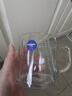 樂(lè )美雅玻璃杯帶把手水杯茶杯鋼化玻璃咖啡杯微波爐可用冰川紋500ml*2 曬單實(shí)拍圖
