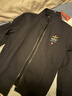 國際米瀾高端春秋2025新款衛衣男士開(kāi)衫純棉立領(lǐng)夾克中年加絨運動(dòng)外套冬 黑色（禮盒裝） 2XL 180 【體重140斤-160斤】 曬單實(shí)拍圖