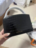 CHARLES&KEITH鱷魚(yú)紋凱莉包手提包斜挎婚包包女包生日禮物CK2-50270880-1 曬單實(shí)拍圖