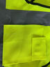 豪思克普 反光背心 工地施工倉庫臺風(fēng)警示透氣高亮安全馬甲 【當/次日達】熒光綠-多口袋拉鏈 曬單實(shí)拍圖