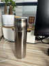 膳魔師（THERMOS）正宗內外純鈦品質(zhì)高貨保溫杯燜茶杯保溫杯創(chuàng  )意大容量男女雙層 本色500【內外純鈦】溫顯款 曬單實(shí)拍圖