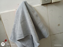 京東京造 90g純棉毛巾 10A抗菌除螨 A類(lèi)全棉加厚速干男士洗臉巾 單條灰 曬單實(shí)拍圖