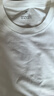 布先生明星同款長(cháng)袖T恤男士小白T內搭 長(cháng)袖標準T-圓領(lǐng)-白色 S(165) 曬單實(shí)拍圖