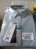 杉杉【羊毛一體絨】保暖襯衫男冬季新款加絨加厚襯衣 淺灰千鳥(niǎo)格 42 曬單實(shí)拍圖