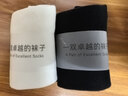 京東京造26新男士精油中筒襪除臭抑菌棉襪春夏休閑襪透氣簡(jiǎn)約黑7雙裝 曬單實(shí)拍圖