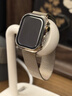 Apple/蘋(píng)果 Watch Series 10 智能手表GPS+蜂窩款42毫米金色鈦金屬表殼金色米蘭尼斯表帶MX0E3CH/B 曬單實(shí)拍圖