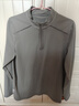 安踏零壓T丨半拉鏈通勤商務(wù)休閑長(cháng)袖T恤男士春季防曬運動(dòng)跑步打底衫 【升級防曬+勁道紗】沉靜灰7401-3 春季常規款 L (男175) 曬單實(shí)拍圖