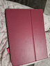 倍技適用蘋(píng)果平板ipadAir2保護套A1566A1567A1474A1475休眠皮套外殼9.7英寸 Air/Air2 通用 玫紅 曬單實(shí)拍圖