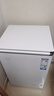 海爾（Haier）100L單溫冰柜小型家用小冰柜減霜一級能效冷藏冷凍轉換深冷冷柜小冰箱BC/BD-100GHW9D國家補貼 曬單實(shí)拍圖