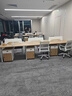 木之曉E0級辦公桌員工位辦公桌椅組合四人位屏風(fēng)卡座職員辦公桌工作臺 【E0級板材】四人位 曬單實(shí)拍圖