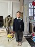 優(yōu)衣庫童裝男童女童針織西裝外套禮服校服鋼琴演出服478240 69 藏青色 150 曬單實(shí)拍圖