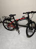 鳳凰官方旗艦店折疊山地車(chē)自行車(chē)變速軟尾越野騎行男士女式青少年單車(chē) 黑紅輻條/折疊雙減震/機械雙碟剎 26英寸【適合155-185cm】 24速(35%客戶(hù)選擇) 曬單實(shí)拍圖