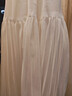 香影白色網(wǎng)紗半身裙女2026春季新款氣質(zhì)高腰長(cháng)裙垂墜感a字紗裙子 鷺白 M 160/64A/95-110斤 曬單實(shí)拍圖