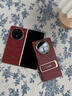 樂(lè )比億榮耀magic v6手機殼新款v6折疊屏超薄真皮保護套magicv6鏡頭保護雙邊全包防摔腕帶支架商務(wù)男外殼 【赤兔紅】頭層牛皮丨雙軸全包丨腕帶支架二合一 榮耀Magic V6 曬單實(shí)拍圖