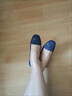花九卿塑料涼鞋女可以下水羅馬平底果凍鞋鏤空洞洞鞋舒適2024新款沙灘鞋 藍色 37 曬單實(shí)拍圖